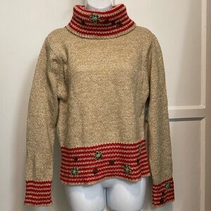 Vintage Fashion Bug ‘Gingerbread’ Sweater Medium
